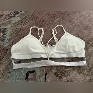 Lunalae Bella Strappy Triangle Pole Top White